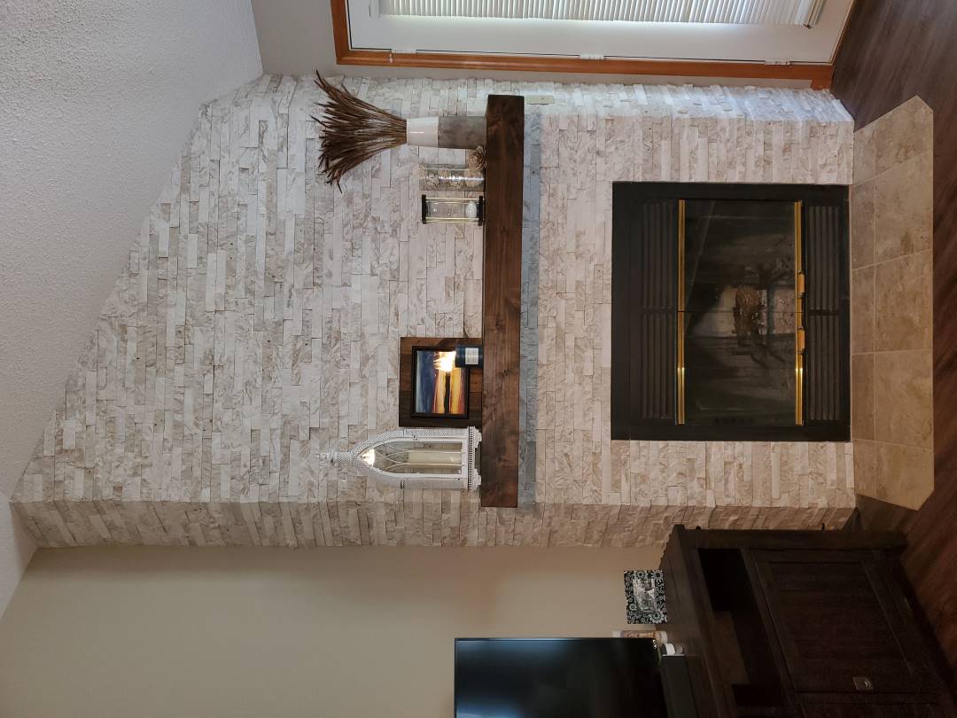 Paradise Carpet One Custom Fireplace Installation