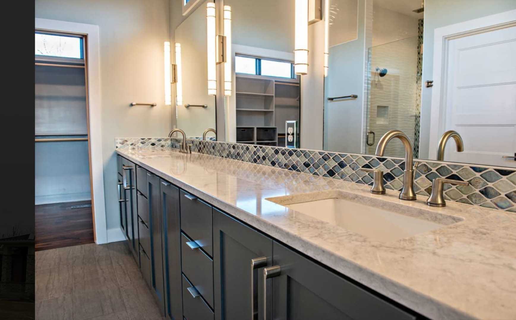 Paradise Carpet One Bathroom Countertop Installation