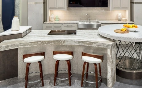 Cambria Quartz counter in kitchen